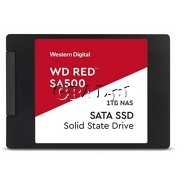 WD SSD SA500 Red 1TB, 2.5" SATA 560/530 MB/s (NAS) przedstawia grafika.