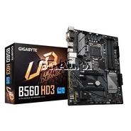 Gigabyte B560 HD3, Intel B560, DSUB, DVI-D, HDMI, DP, 4xDDR4, RAID, 2xM.2, ATX, LGA1200-G11 przedstawia grafika.