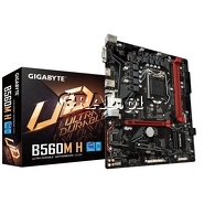 Gigabyte B560M H, Intel B560, DSUB, HDMI, 2xDDR4, RAID, 2xM.2, mATX, LGA1200-G11 przedstawia grafika.