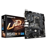 Gigabyte H510M H, Intel H510, DSUB, HDMI, 2xDDR4, RAID, M.2, mATX, LGA1200-G11 przedstawia grafika.