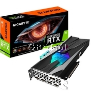 Gigabyte GeForce RTX3080 Gaming OC Waterforce WB 10GB, GDDR6X, 3xDP, 2xHDMI, PCI-E przedstawia grafika.