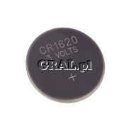 Bateria CR1620 przedstawia grafika.