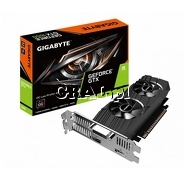 Gigabyte GeForce GTX1650 OC Low Profile, 4GB, DDR5, PCI-E, DP, HDMI, DVI przedstawia grafika.