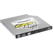 Nagrywarka do notebooka 9.5mm LG-Hitachi Slim (CD, DVD, Blu-ray) przedstawia grafika.