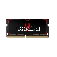 GoodRAM IRDM 16GB 3200MHz DDR4 CL16 SODIMM przedstawia grafika.