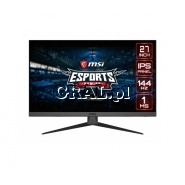 Monitor,  MSI, 27, OPTIX G272, IPS, 1920x1080, 2XHDMI ,DP, 144Hz przedstawia grafika.