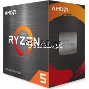 AMD Ryzen 5 5600 (3.5GHz, Six Core, 35MB, 65W, BOX, AM4) przedstawia grafika.