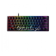 KLAWIATURA, RAZER HUNTSMAN RGB MINI CLICKY, (Opto-Mechaniczna), TKL przedstawia grafika.