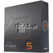 AMD Ryzen 5 7600X (4.7/5.3GHz, Six Core, 38MB, 105W, BOX, Radeon, AM5) przedstawia grafika.