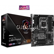 ASROCK X670E PG LIGHTNING DP HDMI AM5 DDR5 3XM.2 RAID ATX przedstawia grafika.