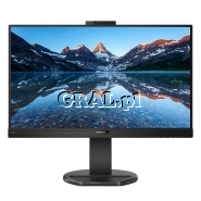 PHILIPS LCD 23.8" USB-C, DP, HDMI, PIVOT, GONIKI, KAMERA, IPS, FULLHD, 75HZ przedstawia grafika.