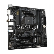 Gigabyte B550M DS3H AC HDMI DVI AM4 4DDR4 M.2 WIFI-AC MATX przedstawia grafika.
