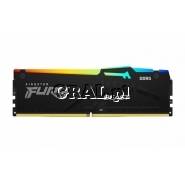 Kingston 16GB DDR5 6000MHZ FURY BEAST RGB CL40 przedstawia grafika.