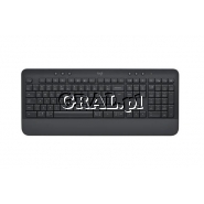 Logitech K650 SIGNATURE WIRELESS GRAPHITE przedstawia grafika.