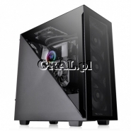 Thermaltake DIVIDER 300 TG USB 3.0 CZARNA Z OKNEM BEZ ZASILACZA przedstawia grafika.