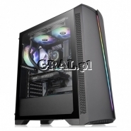 Thermaltake H350 RGB TG USB 3.0 CZARNA Z OKNEM BEZ ZASILACZA przedstawia grafika.