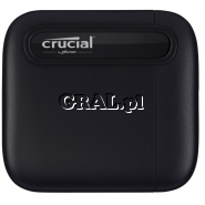 Crucial 500GB X6 USB-C przedstawia grafika.