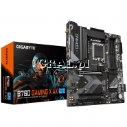 Gigabyte B760 GAMING X AX DP HDMI LGA1700 4DDR5 WIFI ATX przedstawia grafika.