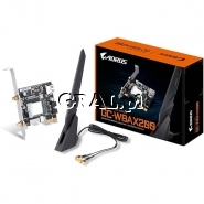  	K SIECIOWA WIFI PCI-E GIGABYTE GC-WBAX2400R DUAL BAND 802.11AX AC WIFI 6E + BLUETOOTH 5 2XRP-SMA przedstawia grafika.