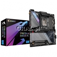 Gigabyte Z790 AORUS MASTER X S1700 4DDR5 USB DP EATX przedstawia grafika.