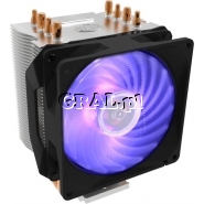 Chodzenie CPU Cooler Master Hyper ARGB H410R  przedstawia grafika.