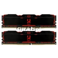 Goodram 32GB (2X16GB) DDR4 3200 CL16 IRIDIUM IR-X3200D464L16A/32GDC przedstawia grafika.