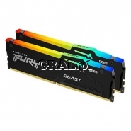KINGSTON DDR5 32GB (2x16GB) 6000MHz CL30 FURY BEAST RGB przedstawia grafika.