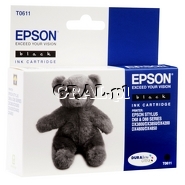 Wklad Epson Czarny C13T061140 (D68/D88/DX3800/DX3850/DX4850) przedstawia grafika.