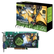 GeForce 7800GS PoV 256MB DDR3, 2xDVI, AGPx8 przedstawia grafika.