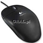�Logitech Optical Wheel Mouse U96 Black przedstawia grafika.