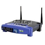 Linksys Router WRT54GL-EU przedstawia grafika.